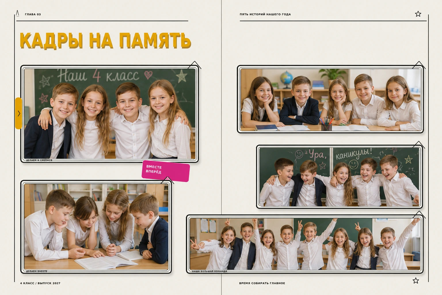 Наш класс · Разворот 3